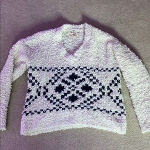Sherpa detailed sweater
